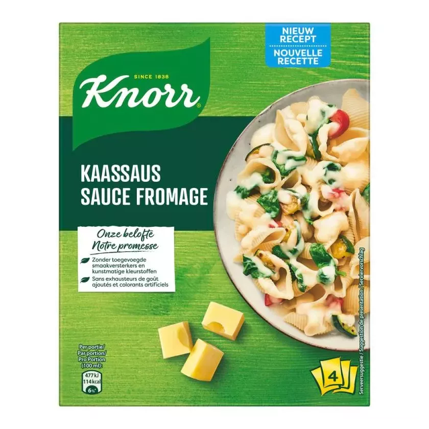 Sauce fromage 4x28g Knorr retail