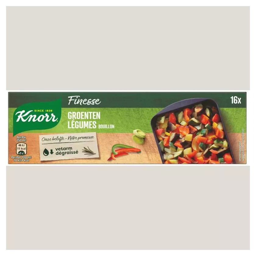 Bouillon legumes maigre 16 tablettes Knorr retail