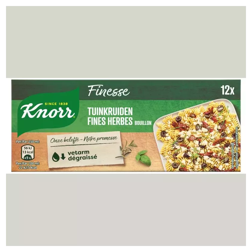 Bouillon de fines herbes 12 tablettes Knorr