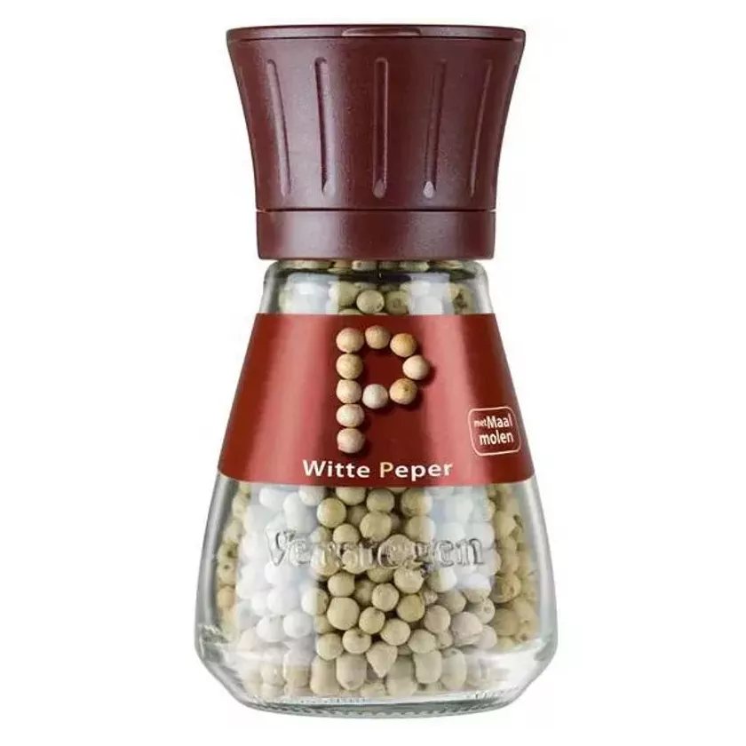Moulin poivre blanc entier 48g Verstegen
