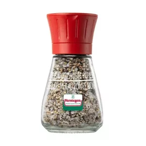 Moulin sel marin poivre noir 66g Verstegen