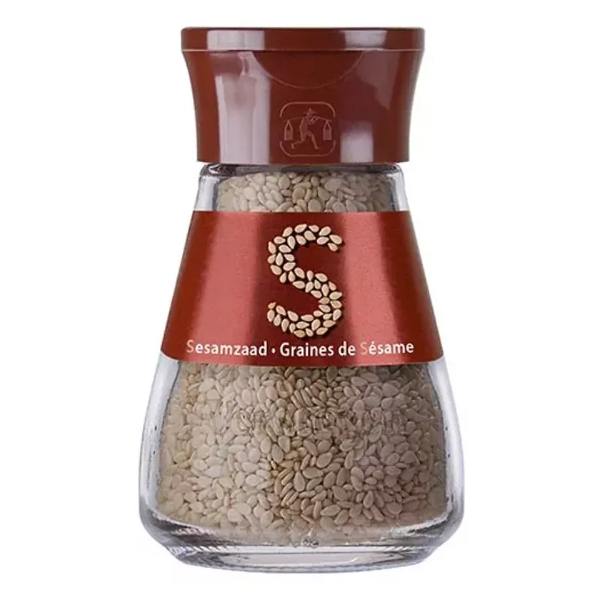 Saupoudreuse graines de sesame 35g Verstegen verre