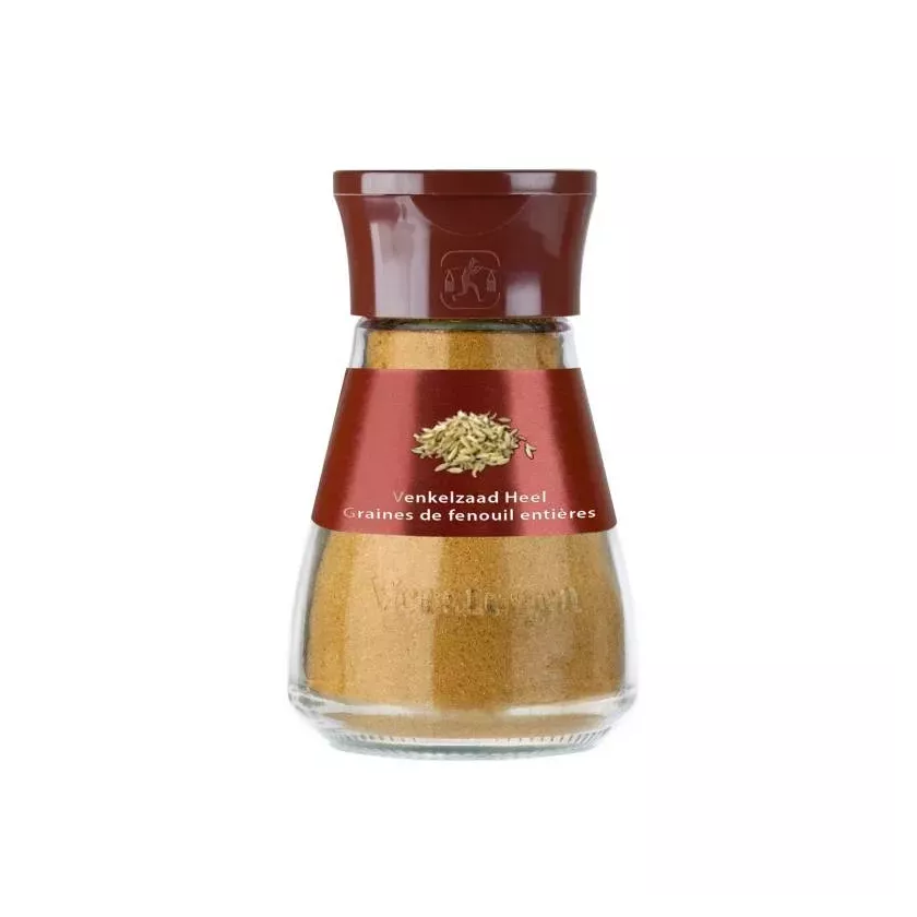 Saupoudreuse graines de fenouil entieres 28g Verstegen verre