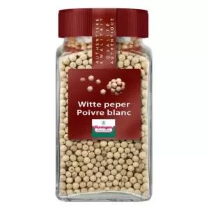 Poivre blanc entier Muntok 180g Verstegen bocal