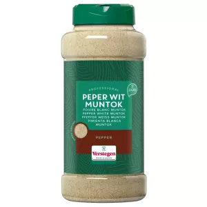 Poivre blanc moulu sable Muntok 530g Verstegen