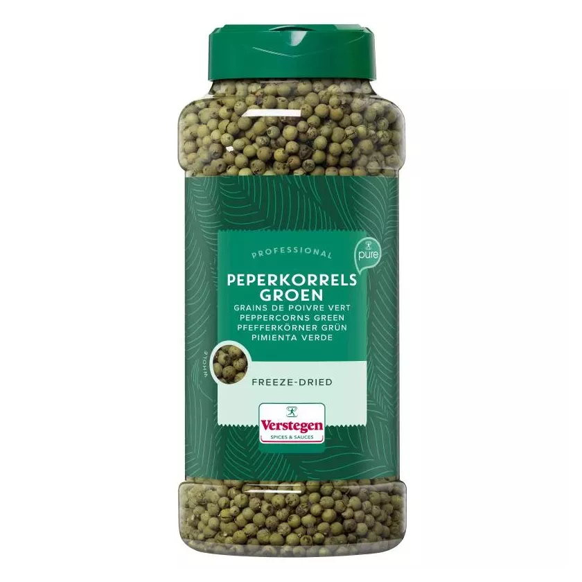 GRAINS DE POIVRE VERT LYOPHILISES 140g Verstegen
