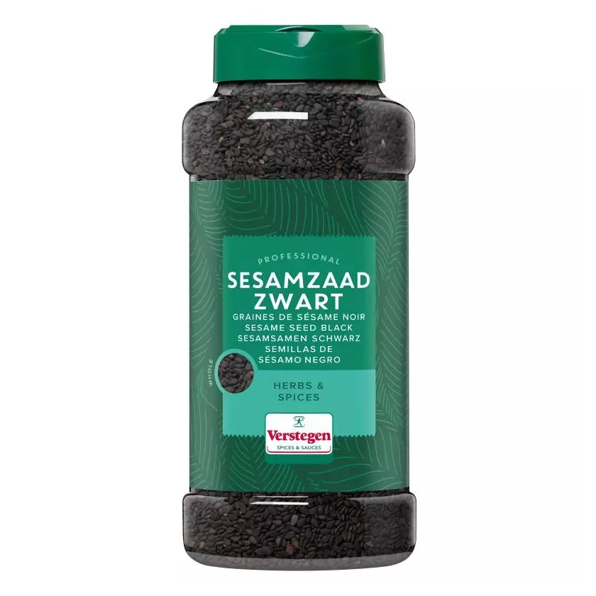 Graines de sesame noir 515g Verstegen Herbs et Spices
