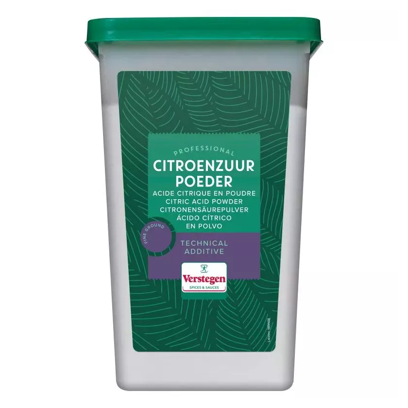Poudre acide citrique E330 Verstegen
