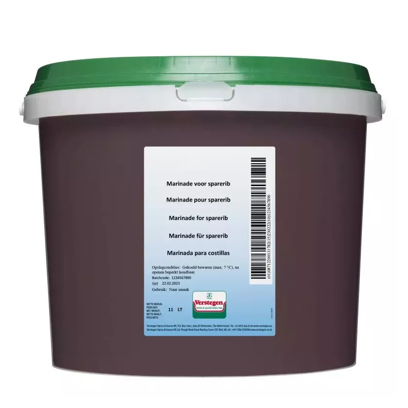 Marinade sparerib 11L Verstegen