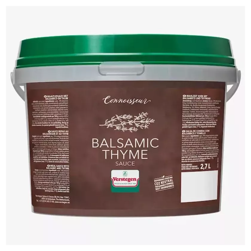 Sauce balsamique thym Verstegen