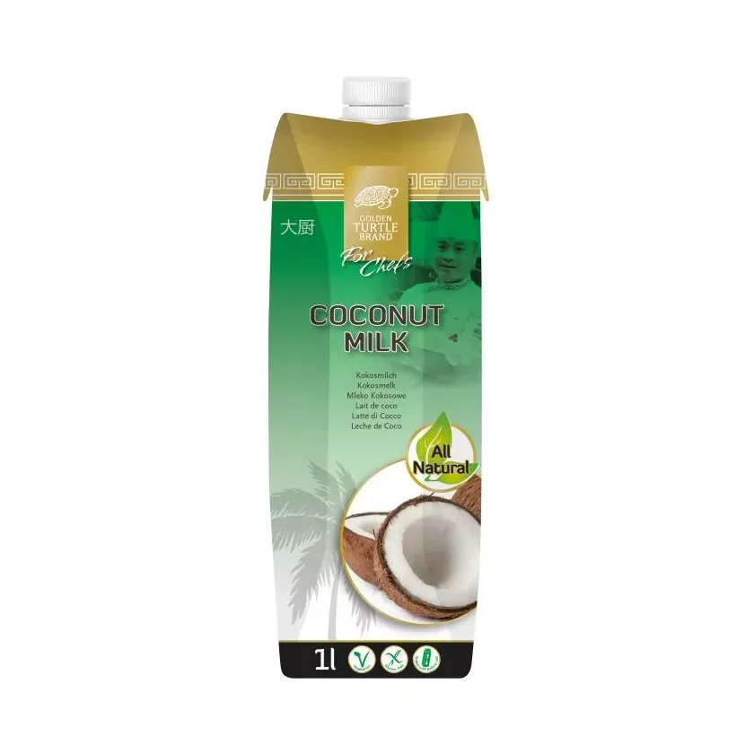 Lait de coco 1L 17 pourcent M.G. Golden Turtle Brand
