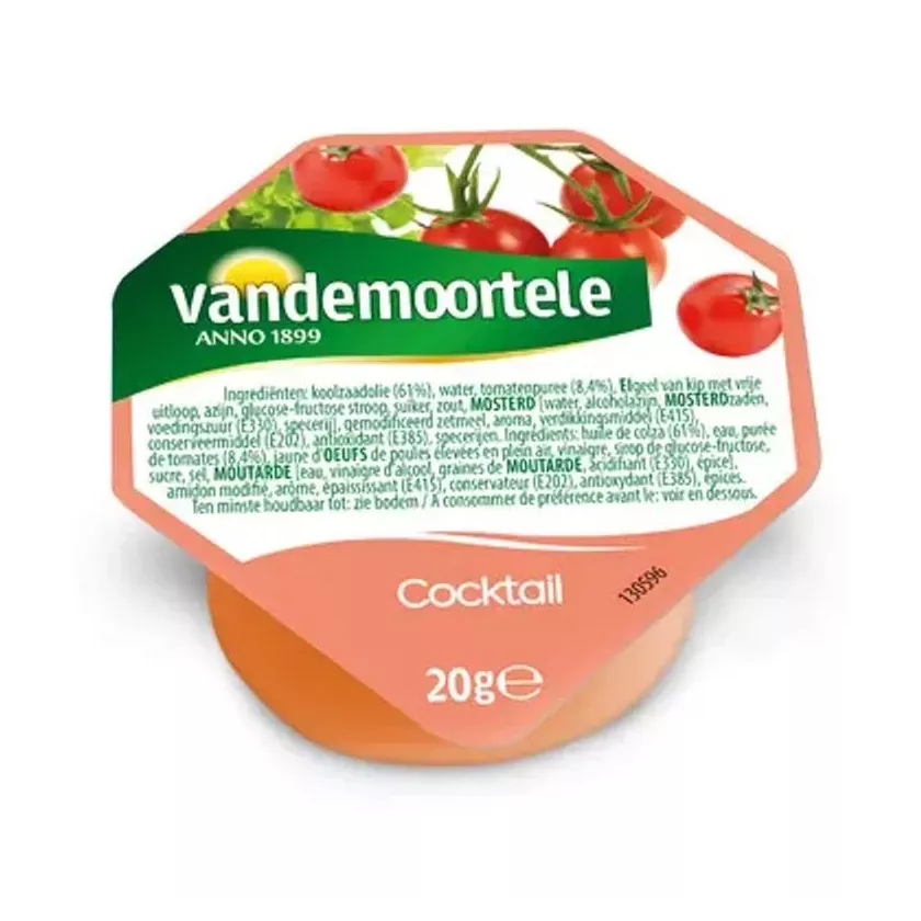 Sauce cocktail cups 120x20ml VDM