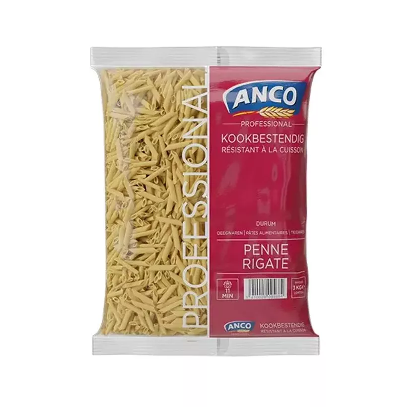 Penne rigate 4x3kg resistant a la cuisson