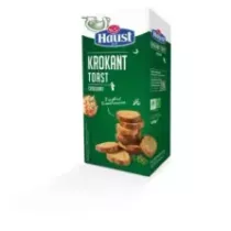 Toast croquant naturel rond Haust 100g