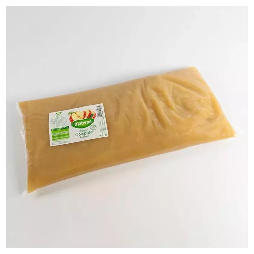 Compote pommes avec morceaux 3x5kg Materne