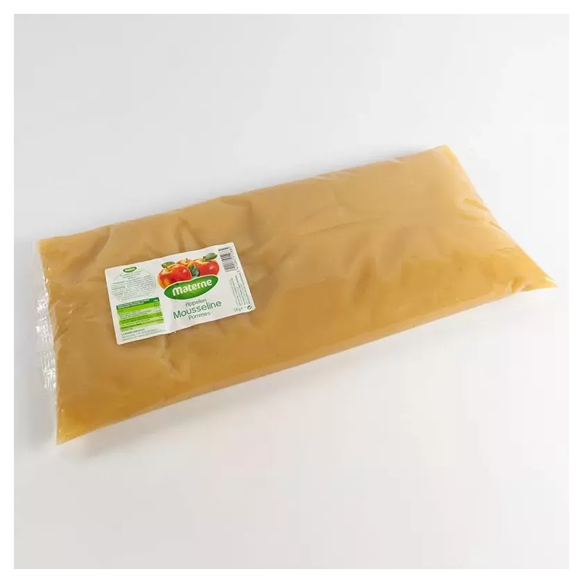 Compote pommes tamisee 3x5kg Materne