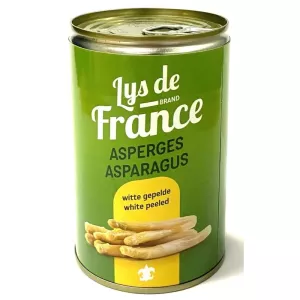 Asperges pelees entieres 430g Lys de France