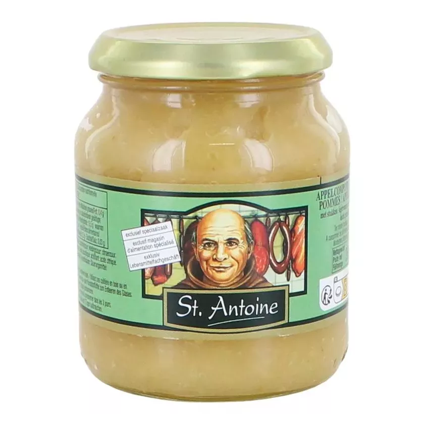 Compote pommes avec morceaux 360g St Antoine