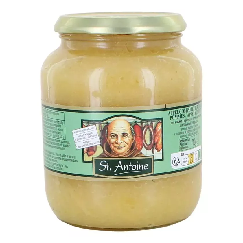 Compote pommes avec morceaux 720g St Antoine