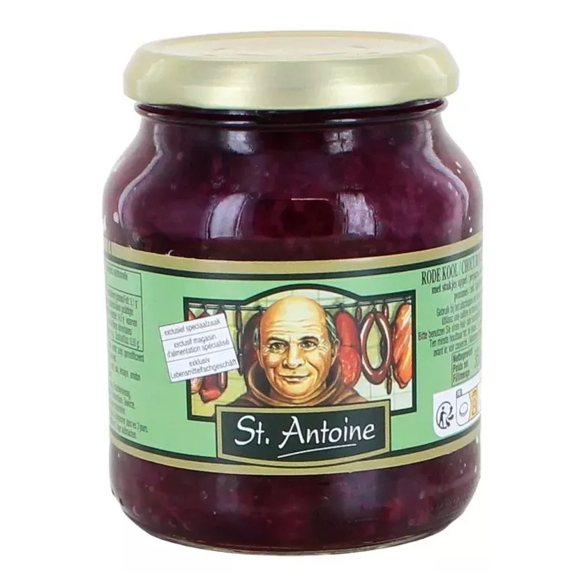 Chou rouge aux pommes 360g St Antoine