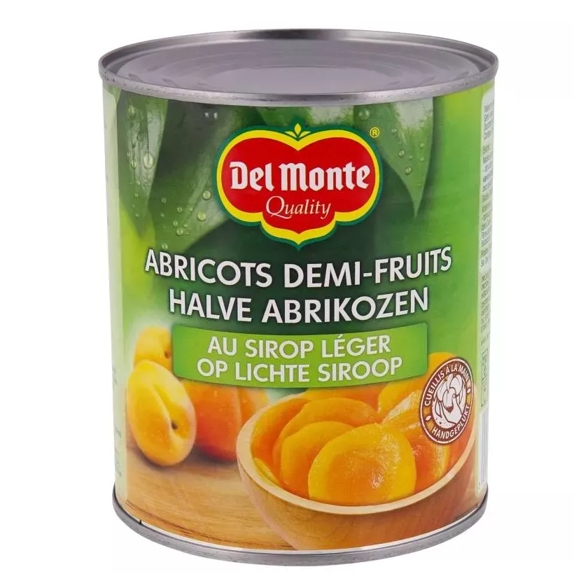 Demi-abricots au sirop 825g Del Monte