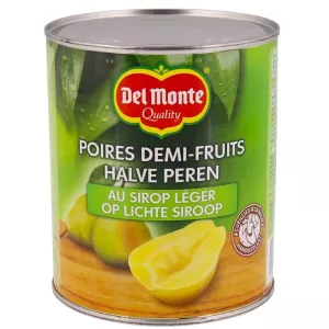 Demi-poires au sirop 825g