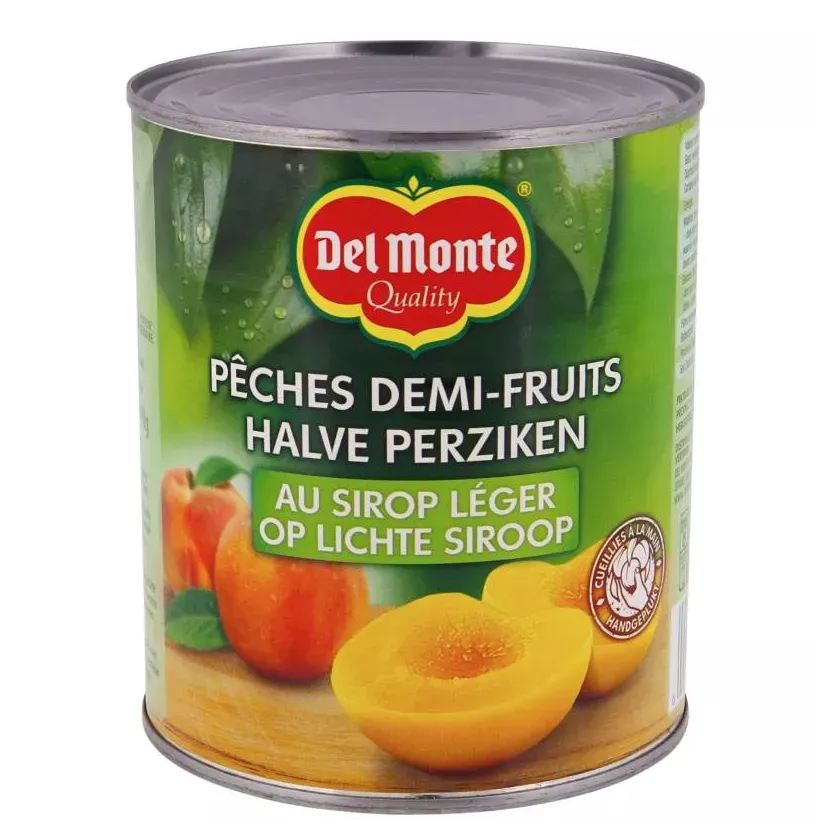 Demi-peches au sirop 825g