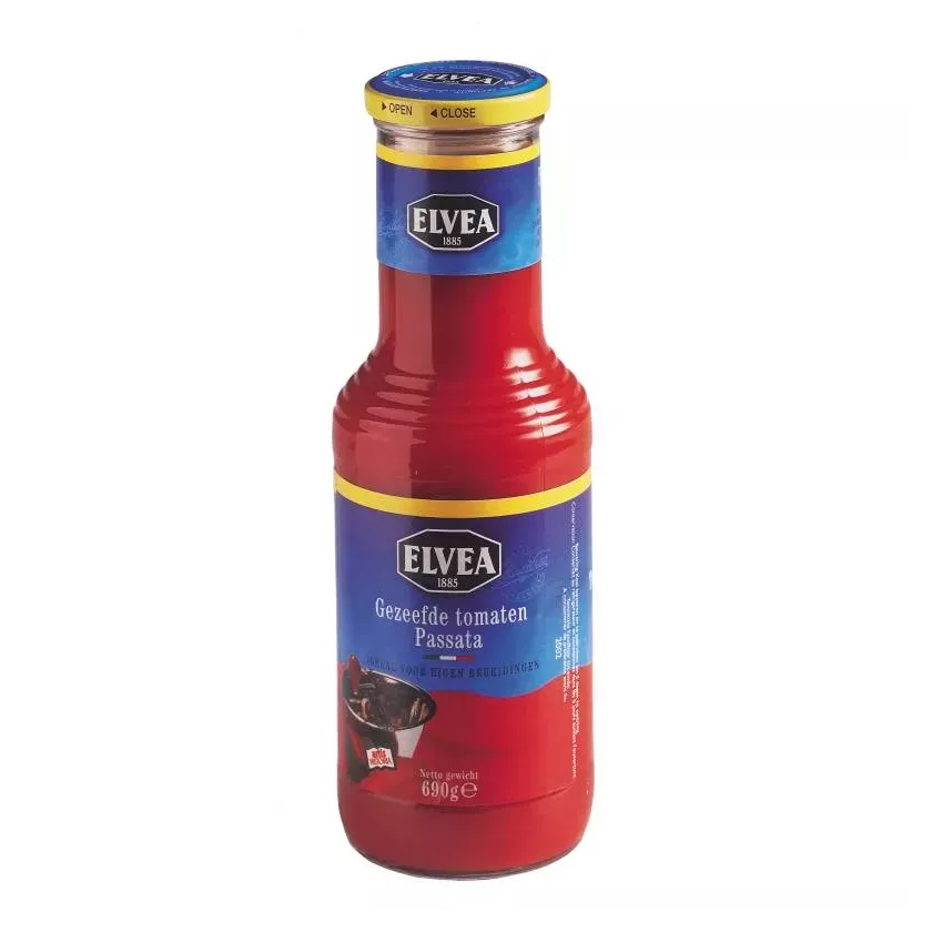 Tomates tamisees passata bout. Elvea 690g