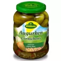 Cornichons aigre-doux 330g Kuhne