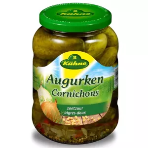 Cornichons aigre-doux 330g Kuhne