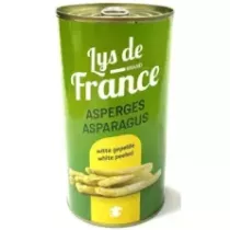 Asperges pelees entieres 800g Lys de France