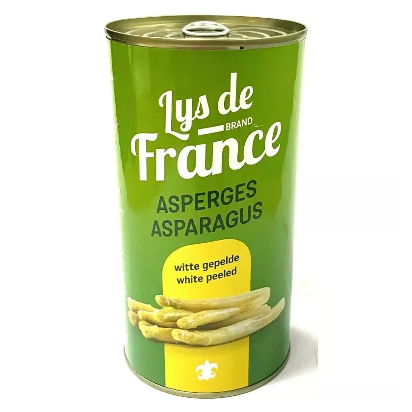 Asperges pelees entieres 800g Lys de France