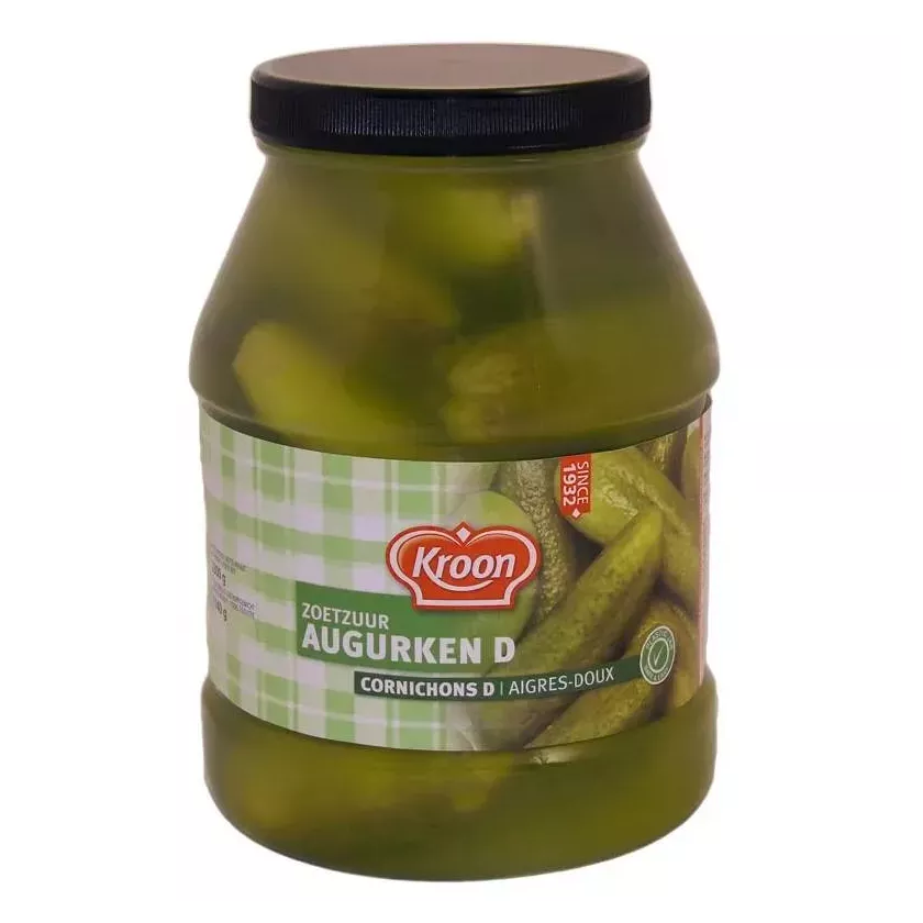 Cornichons categorie D 2,4L 2,3kg Kroon