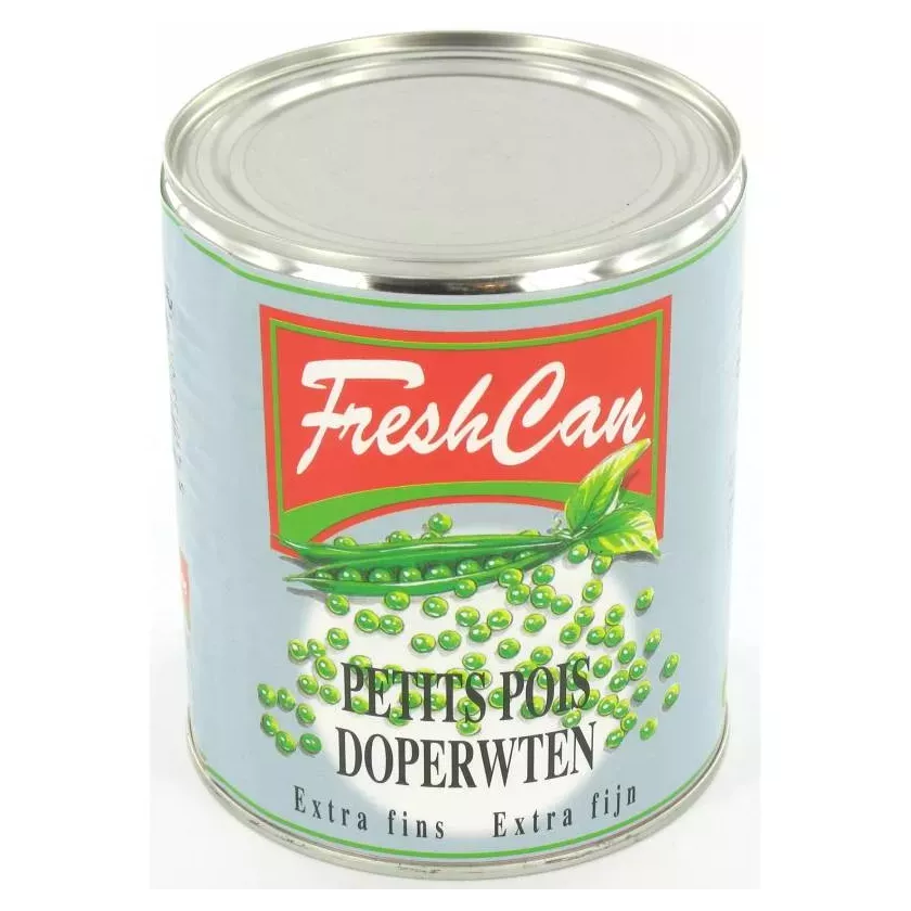 Petits pois extra fins 850ml Freshcan