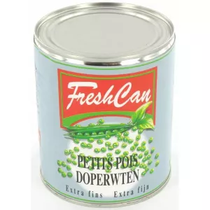 Petits pois extra fins 850ml Freshcan