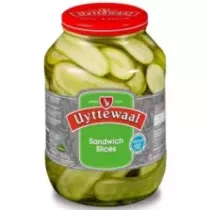 Cornichons sandwich slices 2,65L 2,45kg Uyttewaal