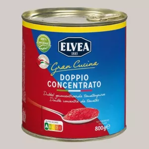 Tomates double concentre 800g Elvea Gran Cuci