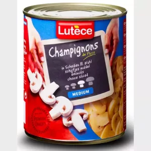 Champignons eminces 2e medium 800g bleu