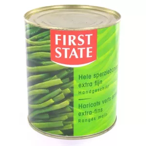 HARICOTS VERTS ENTIERS X-FINS 800g First State