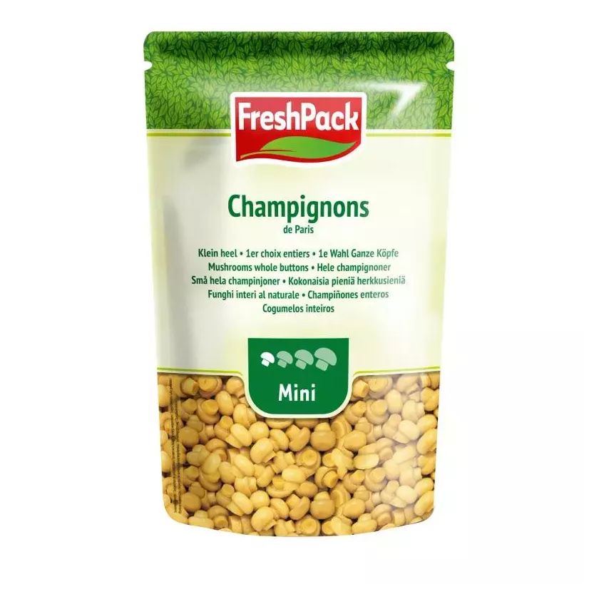 Champignons entiers 1e mini 1,85kg vert