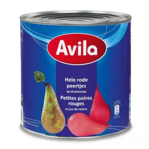 Poires a cuire entieres rouges 2,65kg Avila