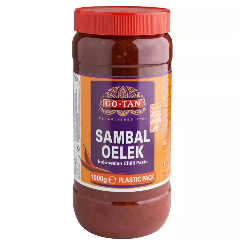 Sambal Oelek 1kg (pet bocal) Go-Tan
