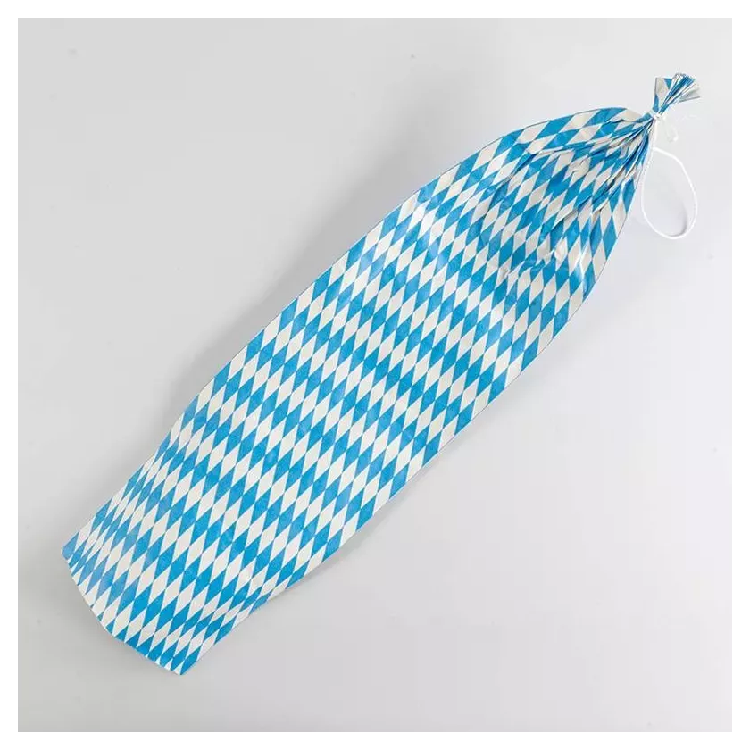 Boyau faser 90x50cm losange bavarois bleu Nalo Top