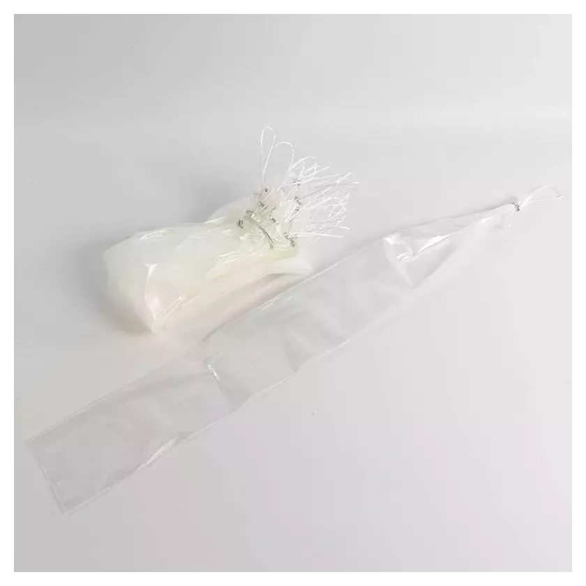 Boyau nylon 53x60cm transparent (pour saucisses à griller)