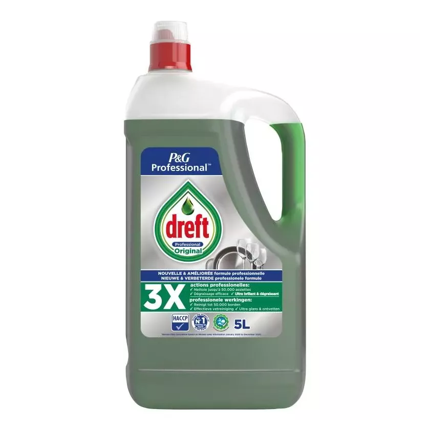 Dreft Original vaisselle avec bec verseur 2x5L