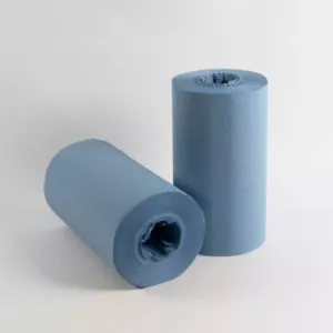Mini rouleau papier essuie bleu sans tube 120mx20cm PrimesLab