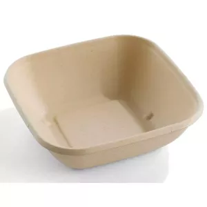 Pulp square bowl 750ml 170x170x50mm Sabert ECO