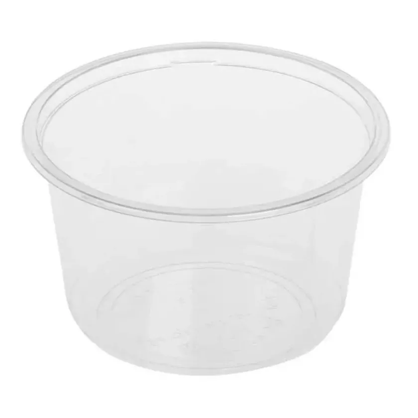 PLA ravier 500ml transparent diametre 121x73mm