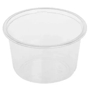 PLA ravier 500ml transparent diametre 121x73mm