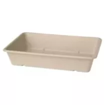 Ravier bagasse brun 1200ml 230x155x46mm Duni 177010